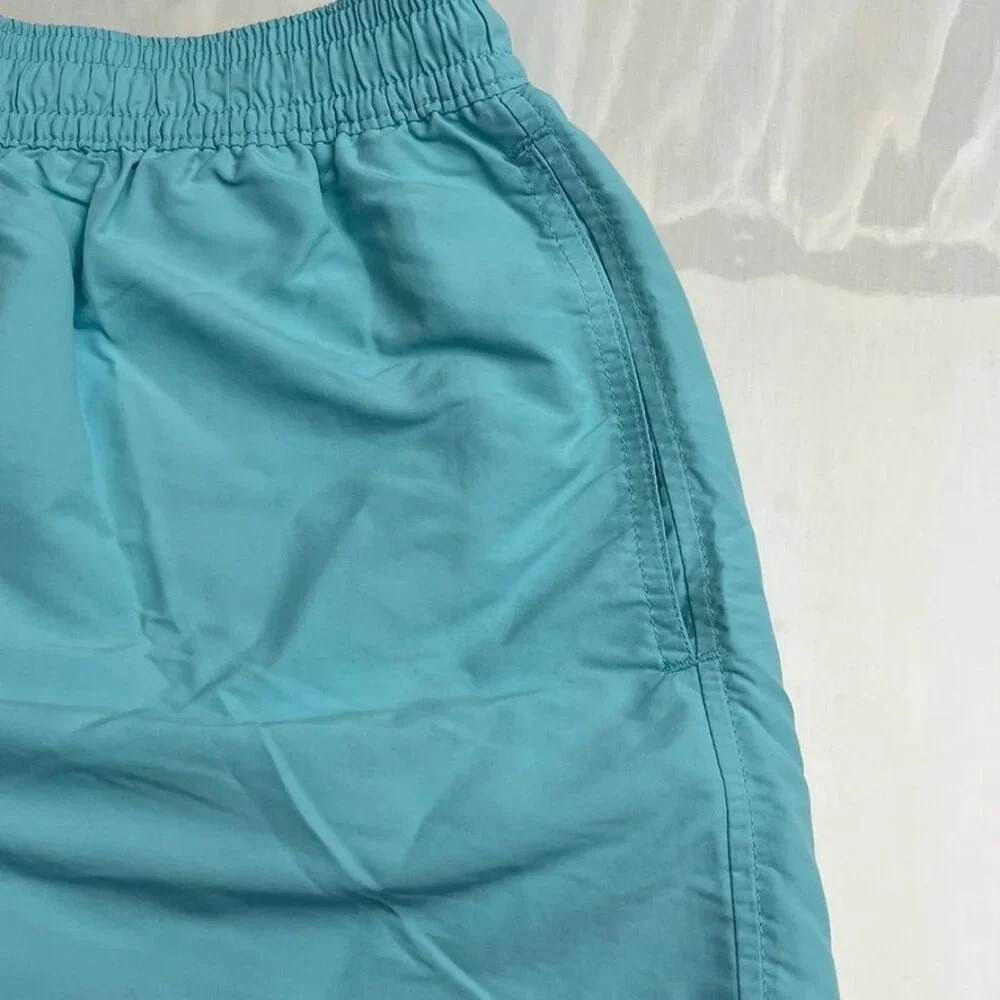 Polo Ralph Lauren Swim Trunks Aqua Yellow Pony Resort Vacation